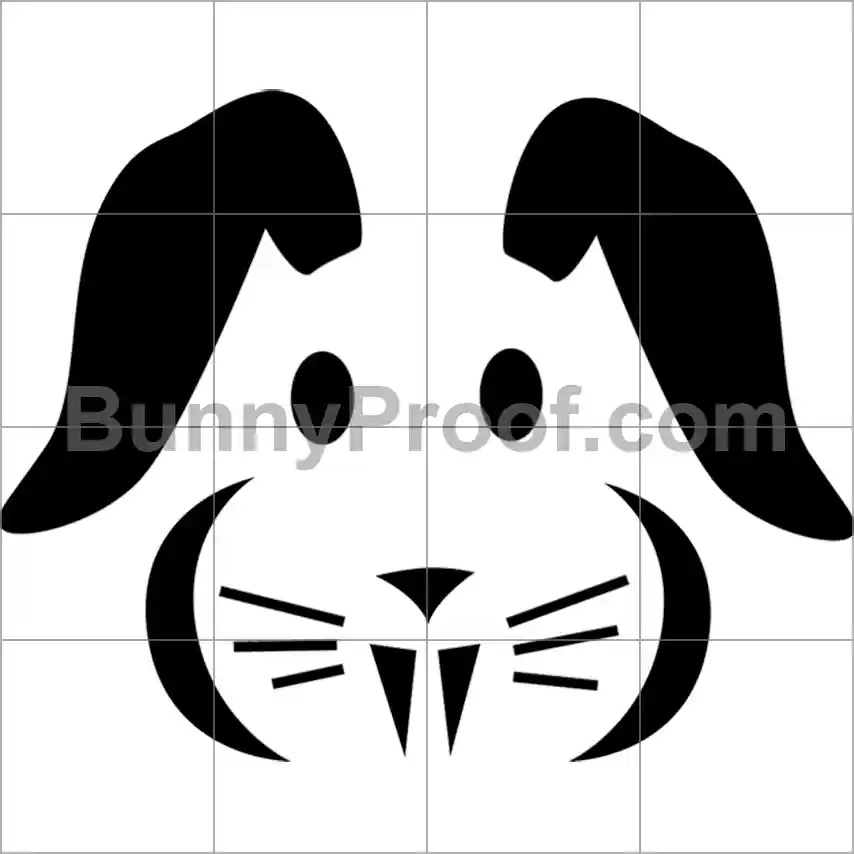bunny pumpkin carving idea 11