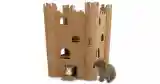 cardboard castle bunny toy